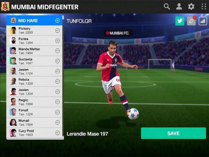 Mumbai FC Legendary Midfielder team management interface